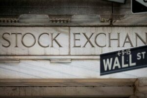 FILE PHOTO: The Wall St entrance to the NYSE