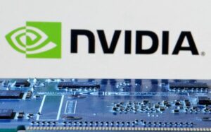 FILE PHOTO: llustration shows NVIDIA logo