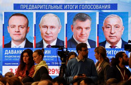 Putin wins Russia election in landslide with no serious competition